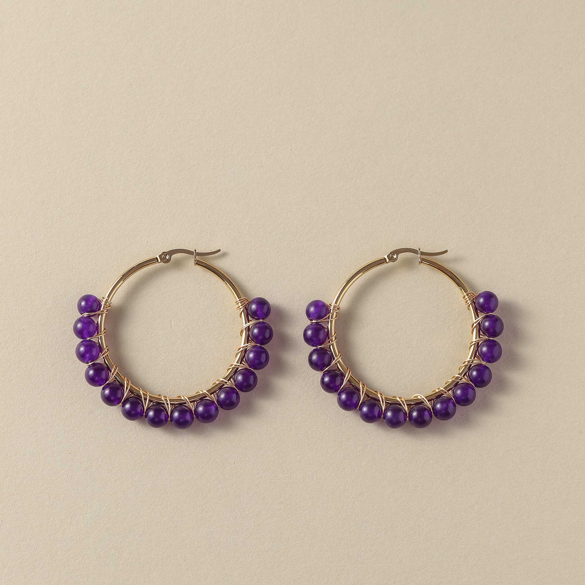 Northern Moonlight – Amethyst Energy Earrings