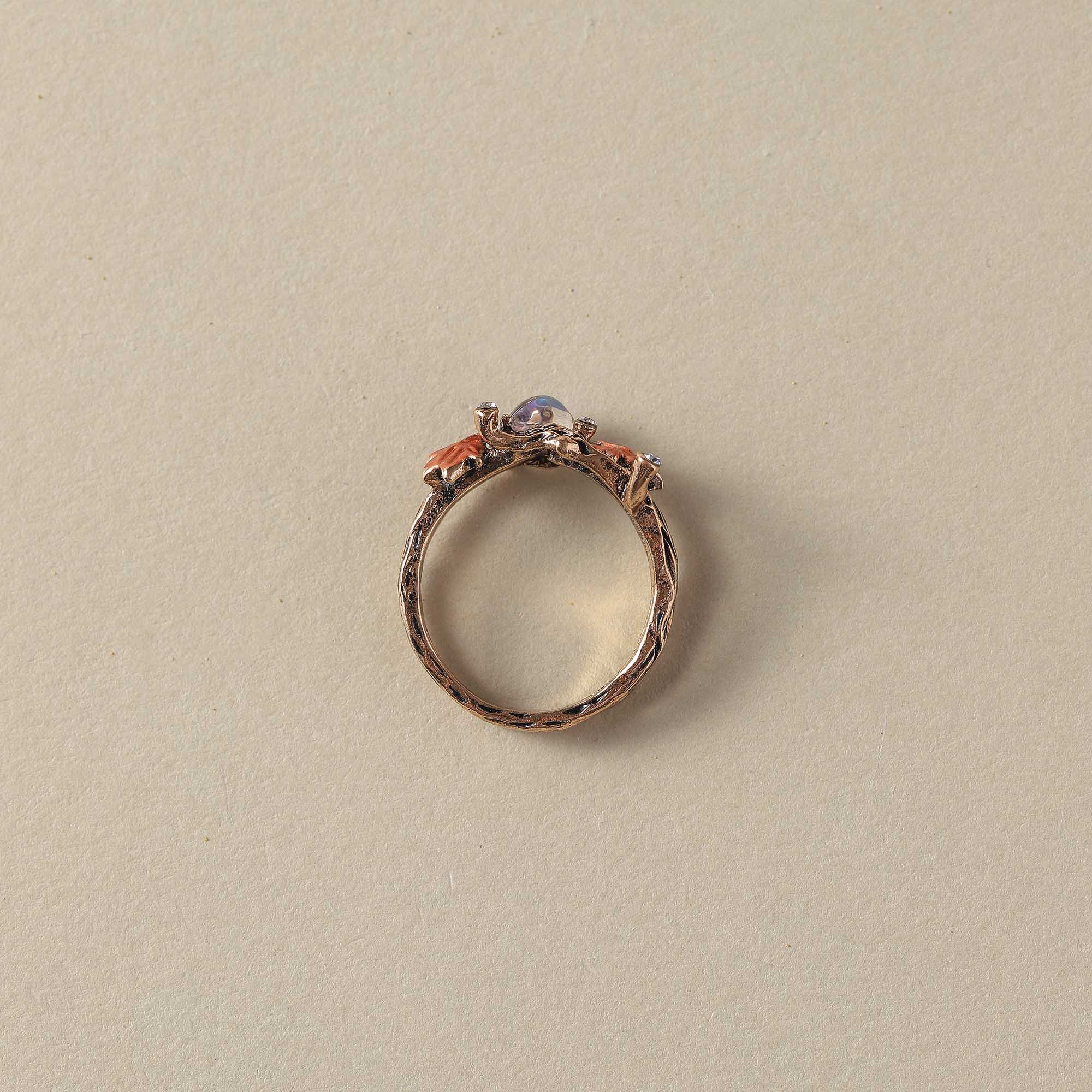 Shadow Whisper– Moonstone Ring