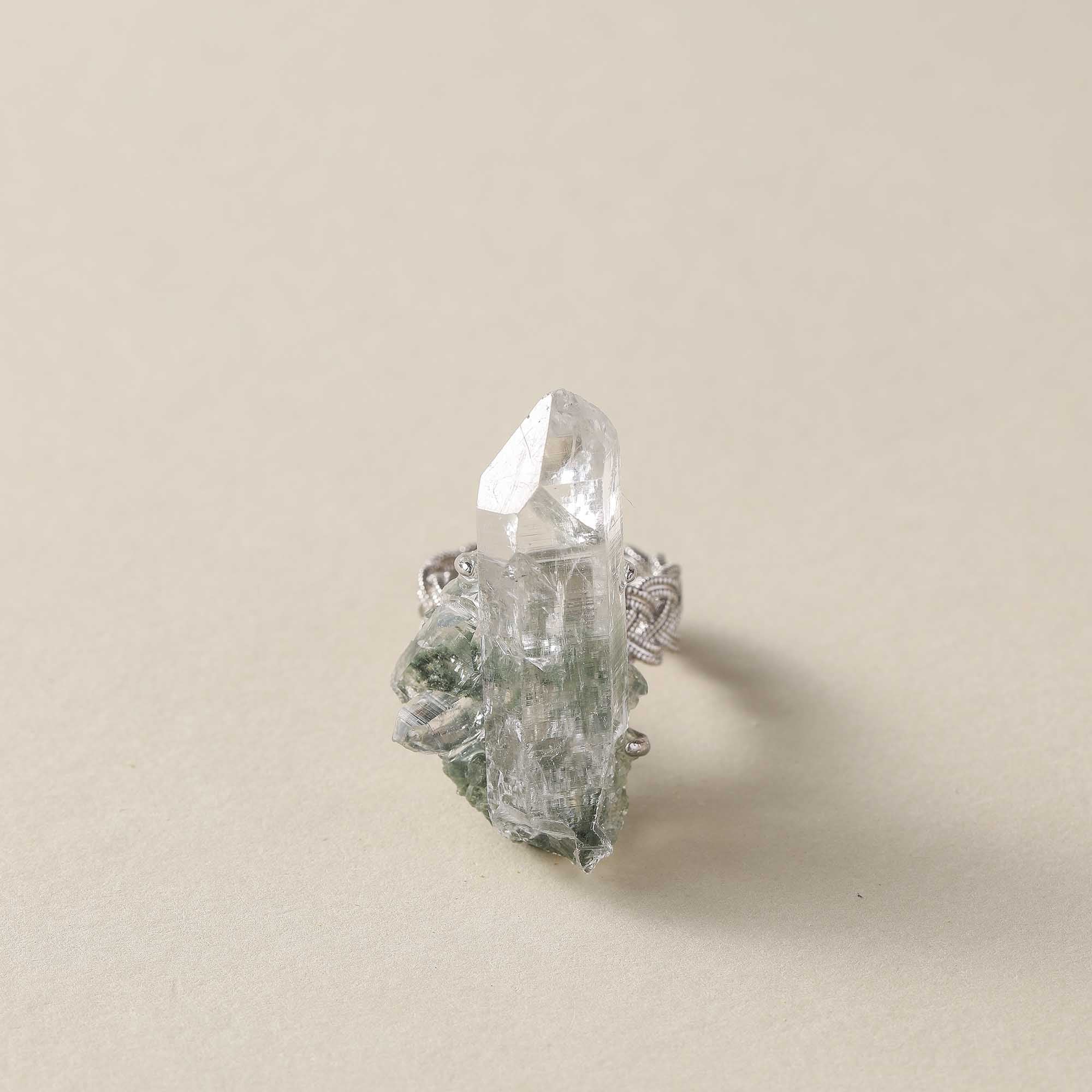 Crystal Peak – Pakistani Himalayan Quartz Ring