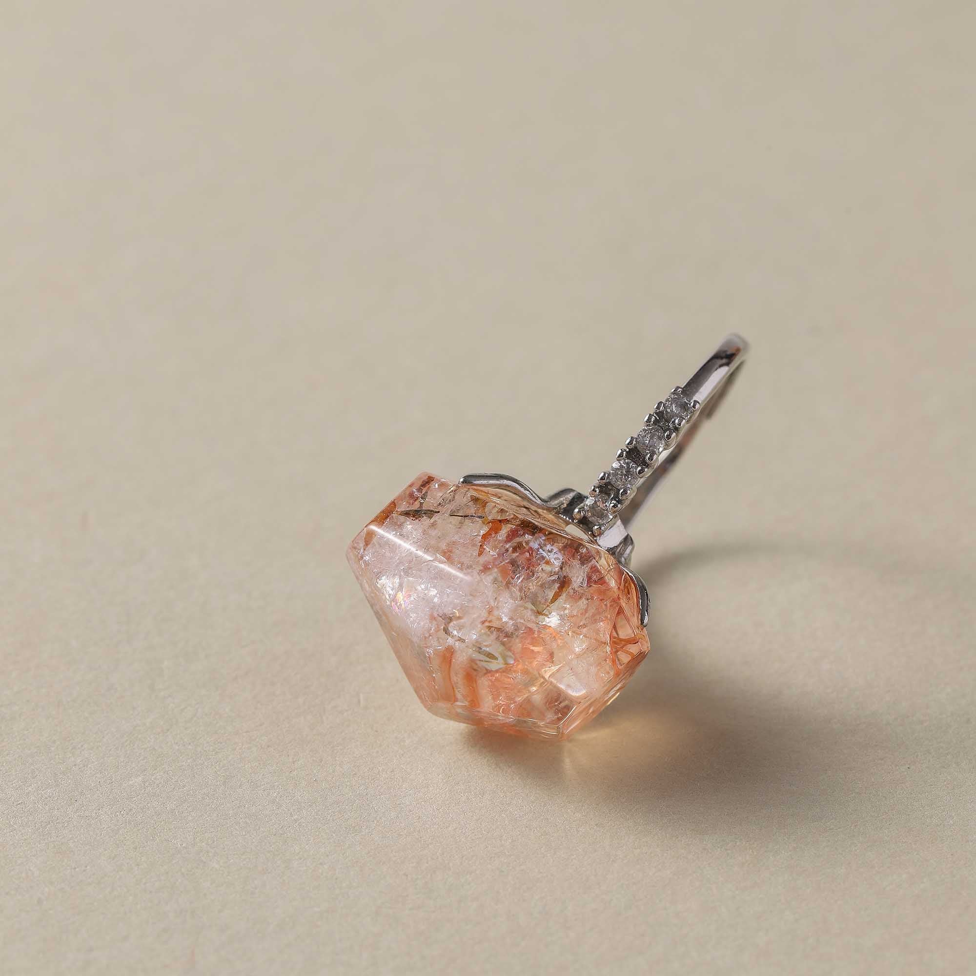 Dawn's Source – Gel Flower Super Seven Ring