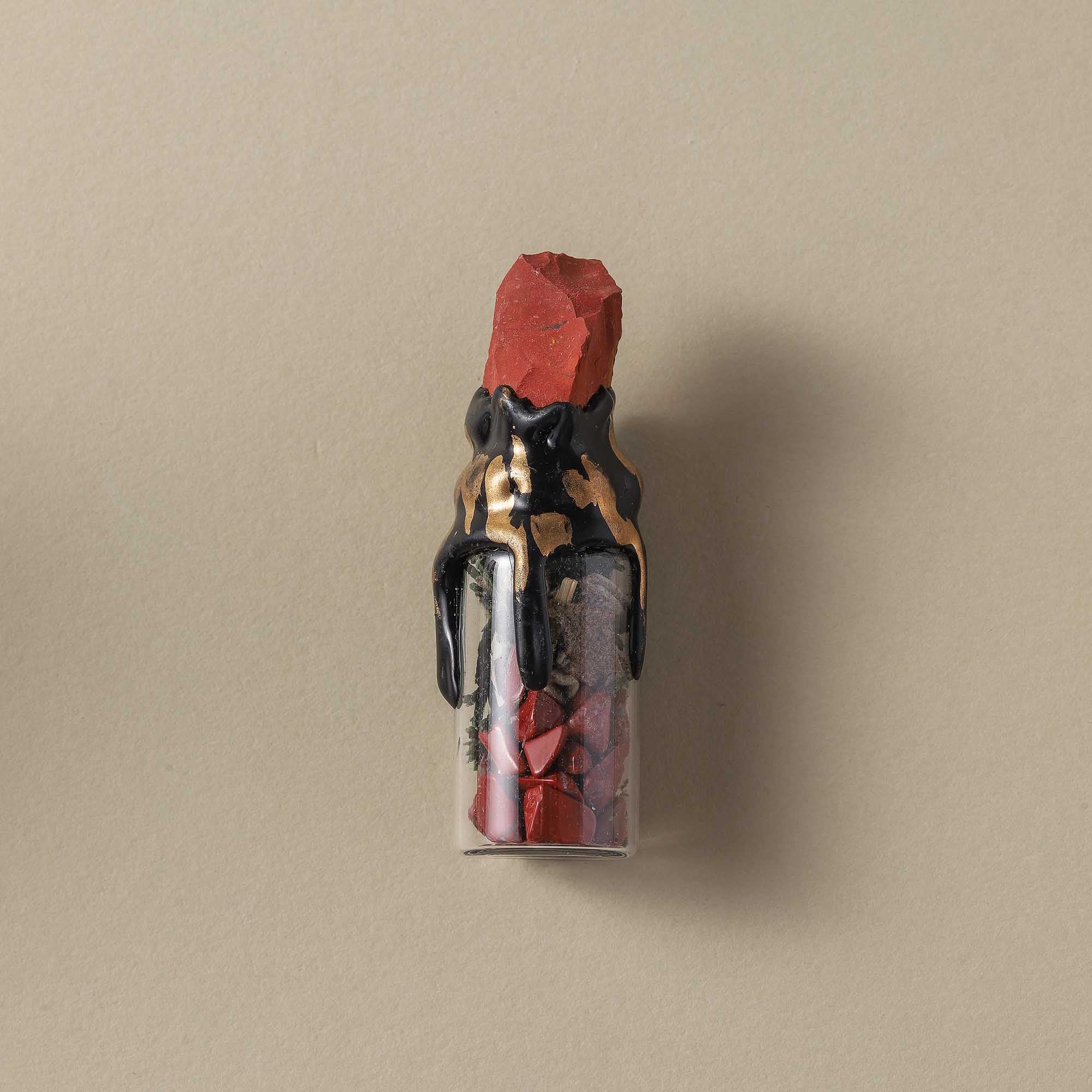 Seven-Colored Guardian – Crystal Blessing Bottle Set