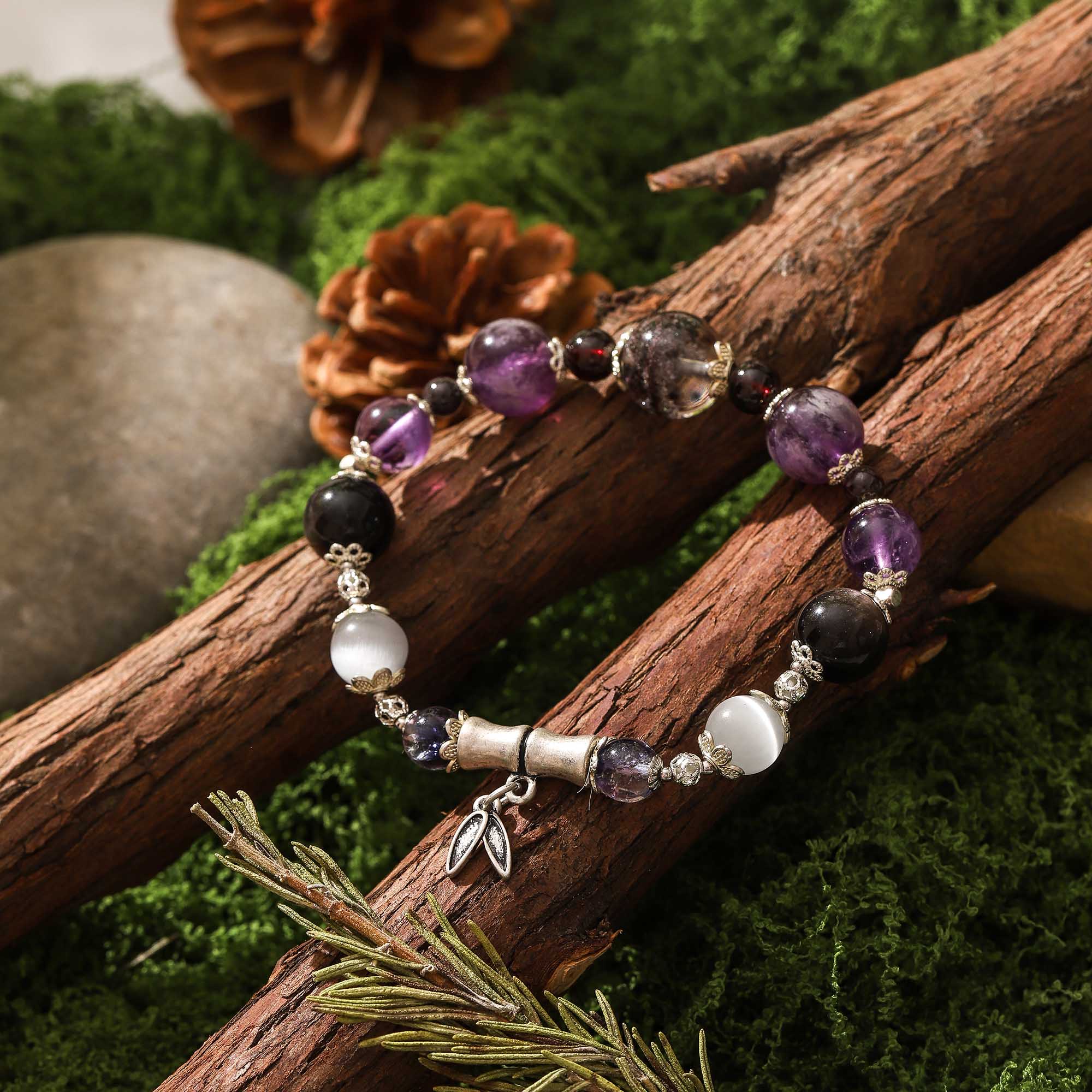 Spirit Guardian–Seasonal Phantom Bead Bracelet