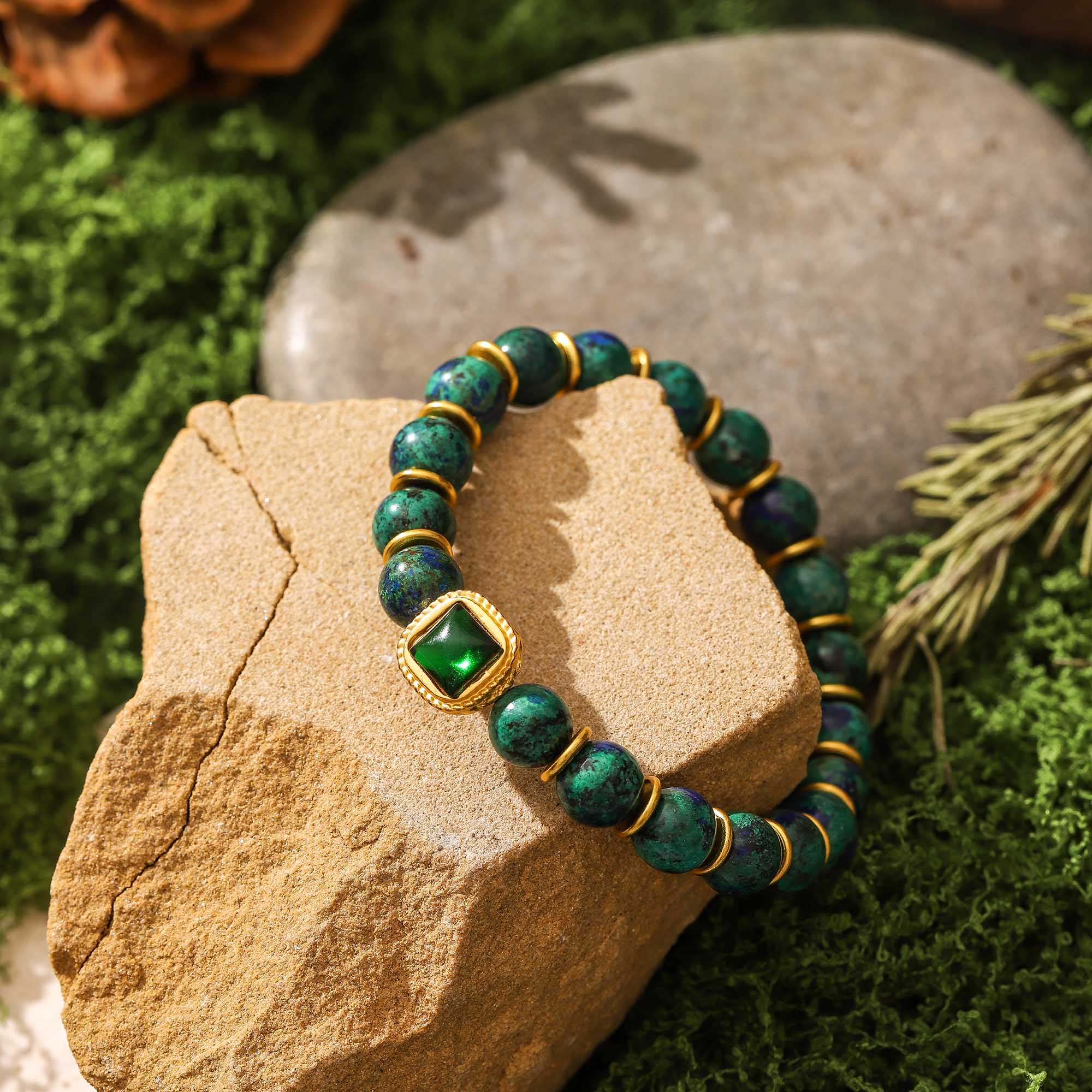 Celestial Horizon – Malachite Bracelet