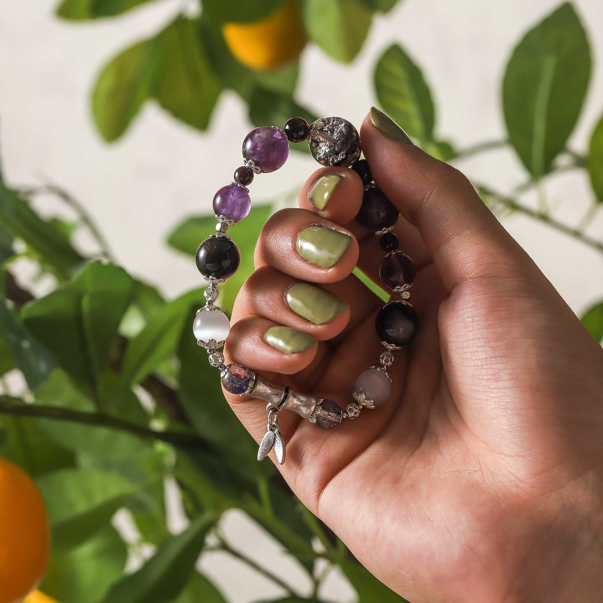 Spirit Guardian–Seasonal Phantom Bead Bracelet