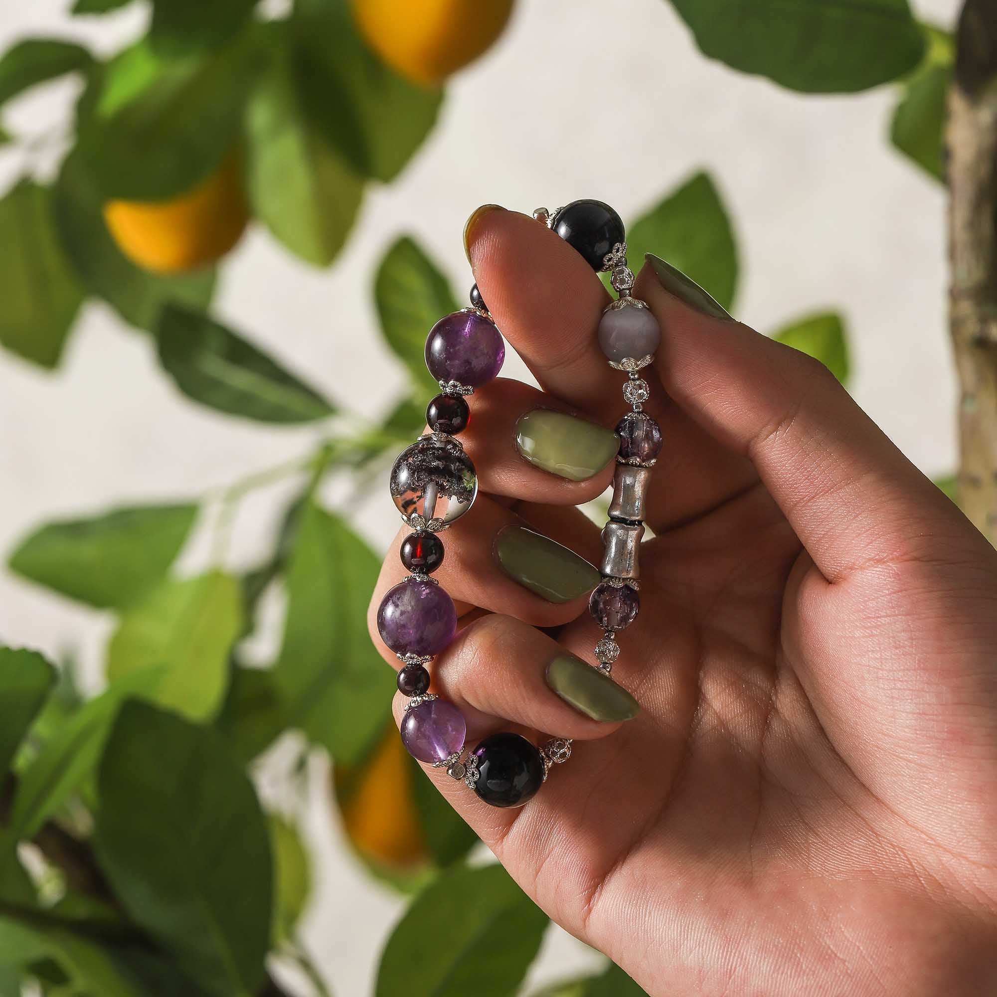 Spirit Guardian–Seasonal Phantom Bead Bracelet