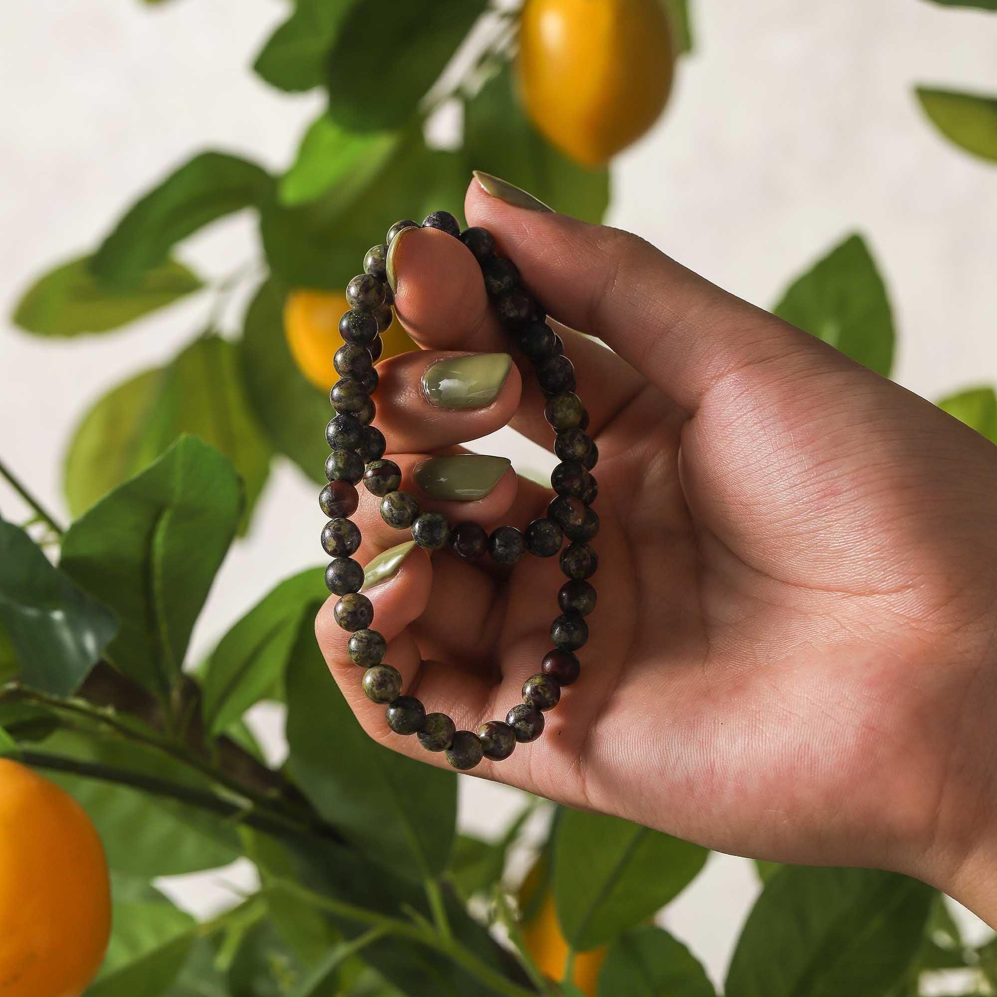 The Guardian Circle – Dragon Blood Stone Multi-Wrap Bracelet