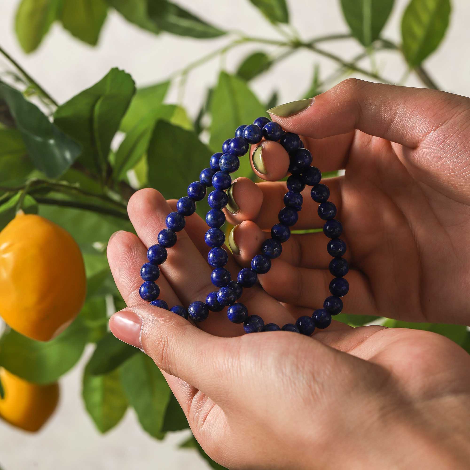 Celestial Night – Lapis Lazuli Bracelet