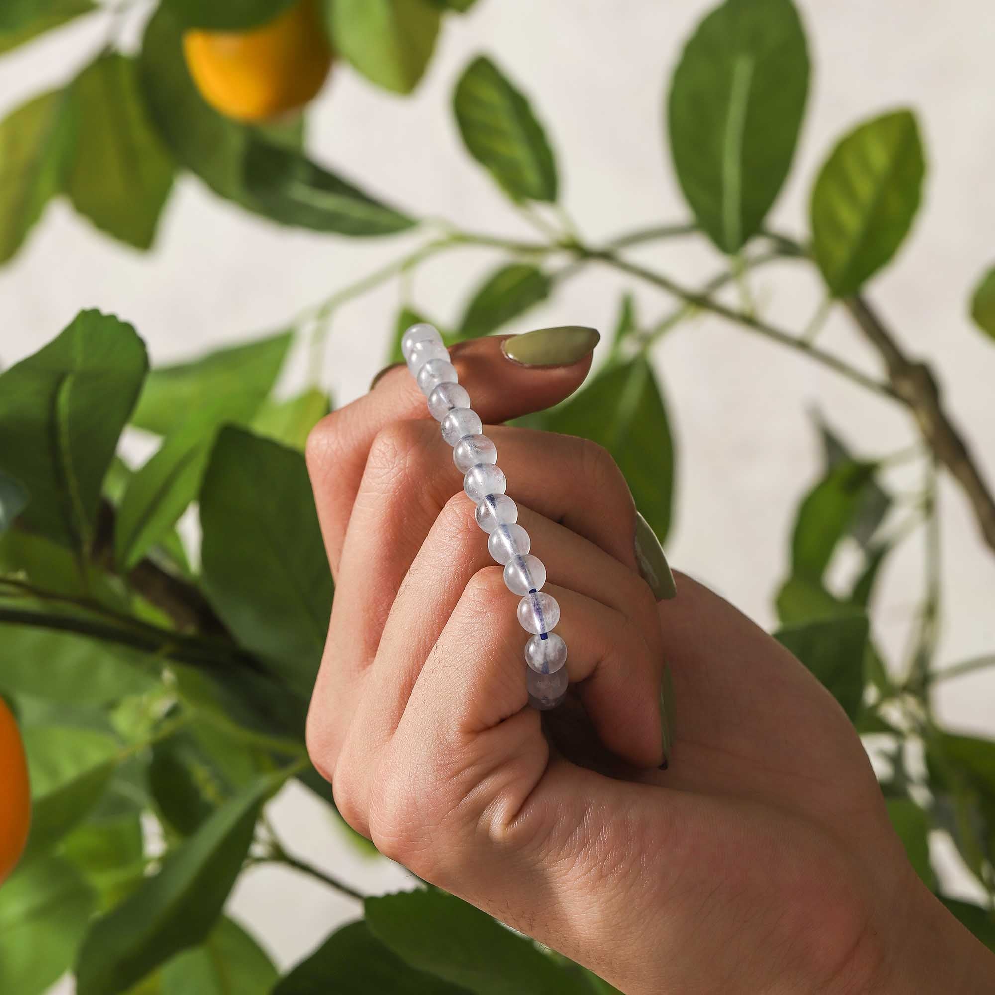 Silent Grace – Clear Quartz Bracelet