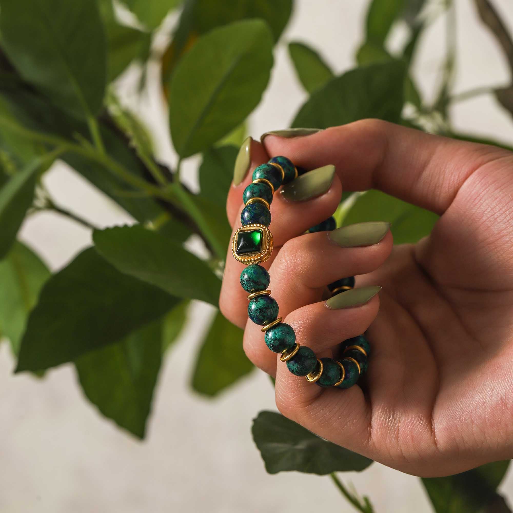 Celestial Horizon – Malachite Bracelet