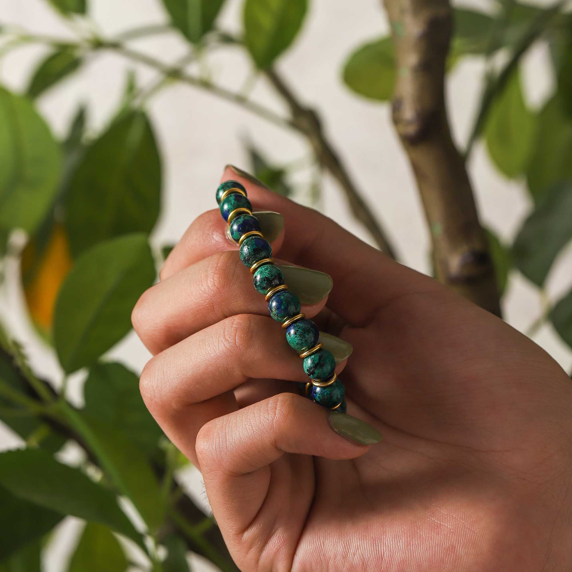 Celestial Horizon – Malachite Bracelet