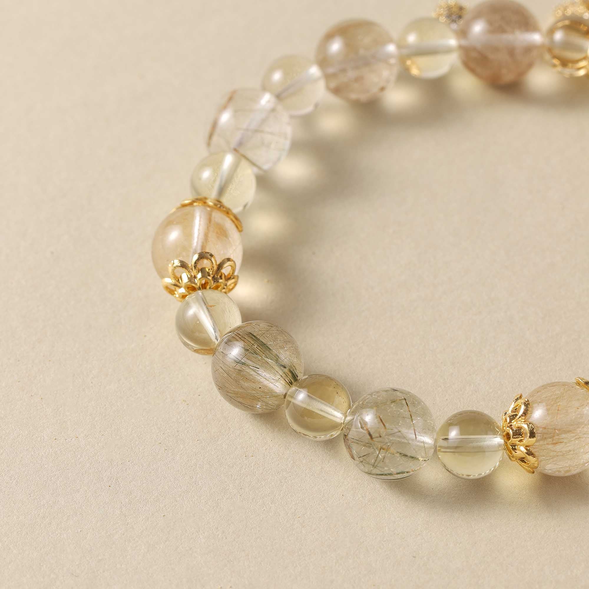 Light Guardian – Rutilated & Clear Quartz Bracelet