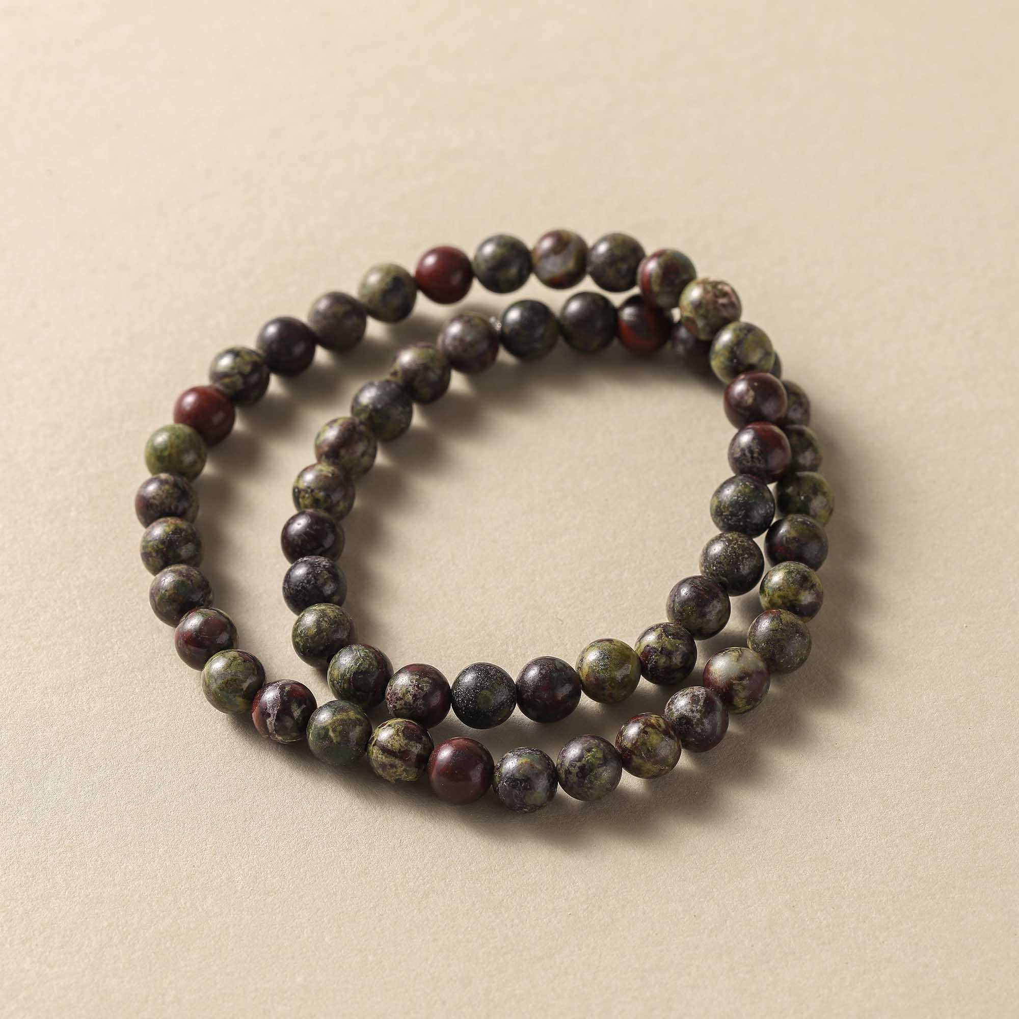 The Guardian Circle – Dragon Blood Stone Multi-Wrap Bracelet