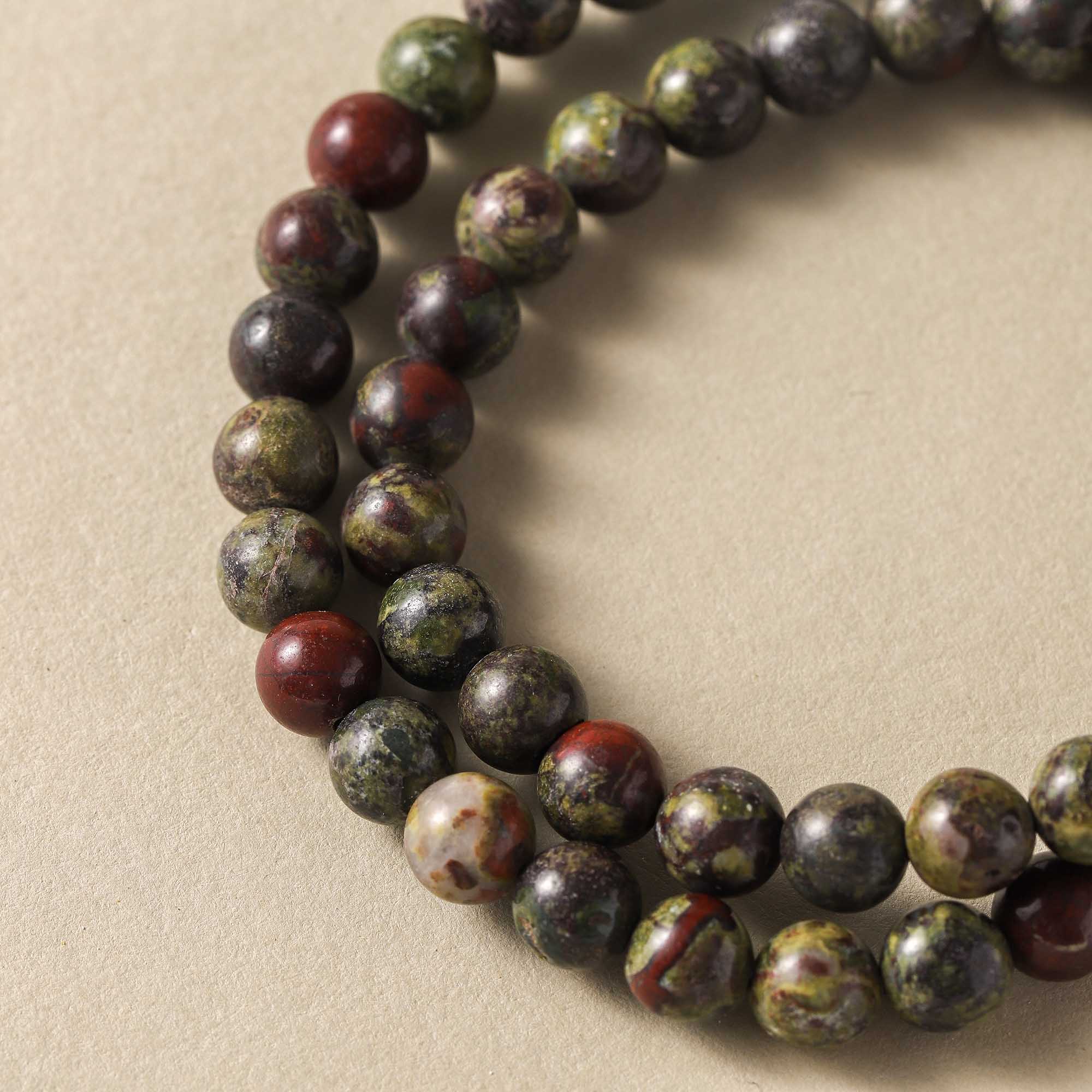 The Guardian Circle – Dragon Blood Stone Multi-Wrap Bracelet