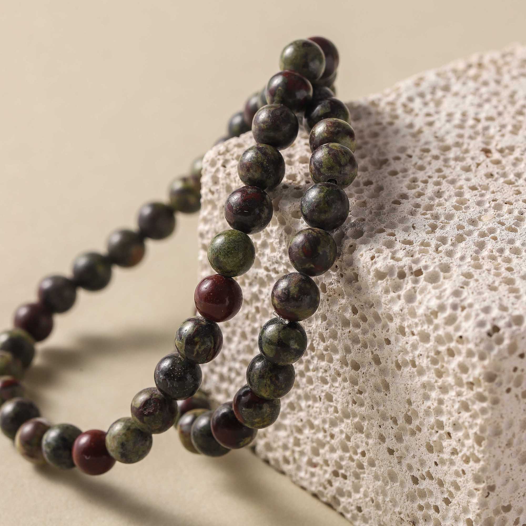 The Guardian Circle – Dragon Blood Stone Multi-Wrap Bracelet