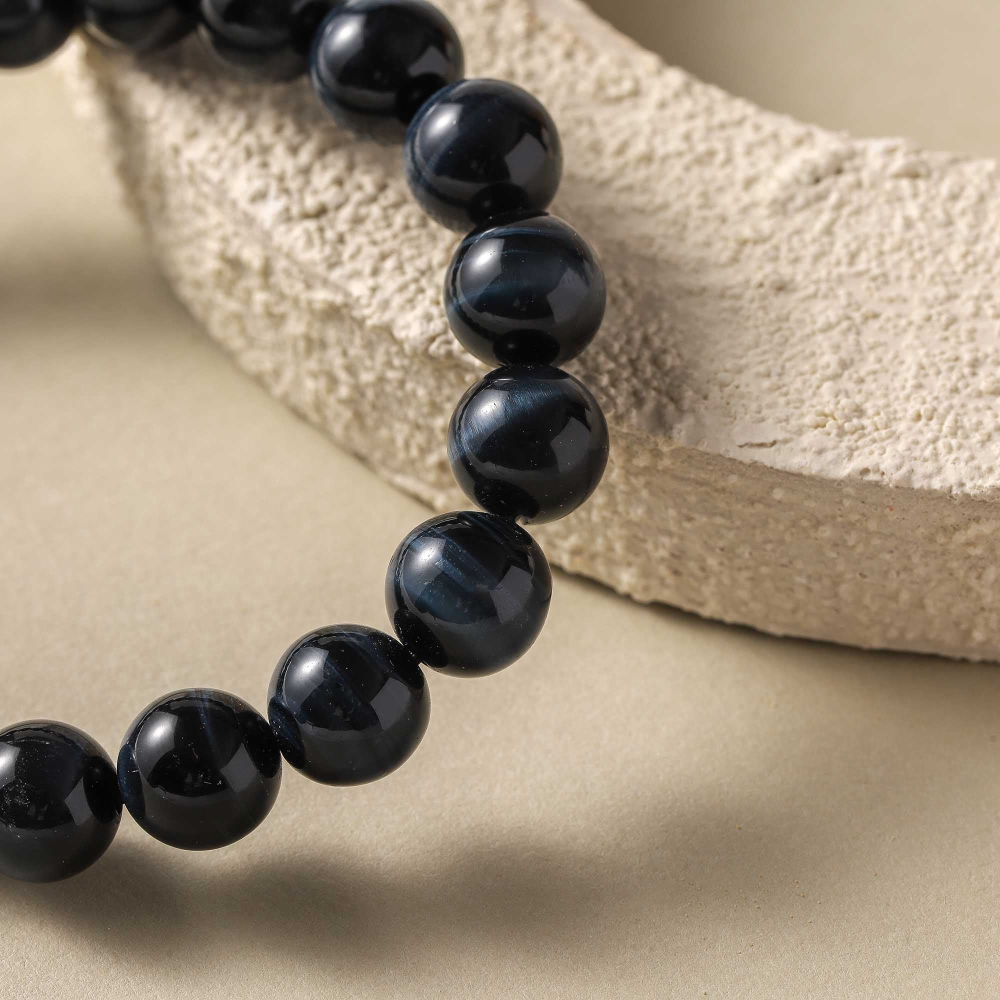 Celestial Tide – Blue Tiger’s Eye Bracelet