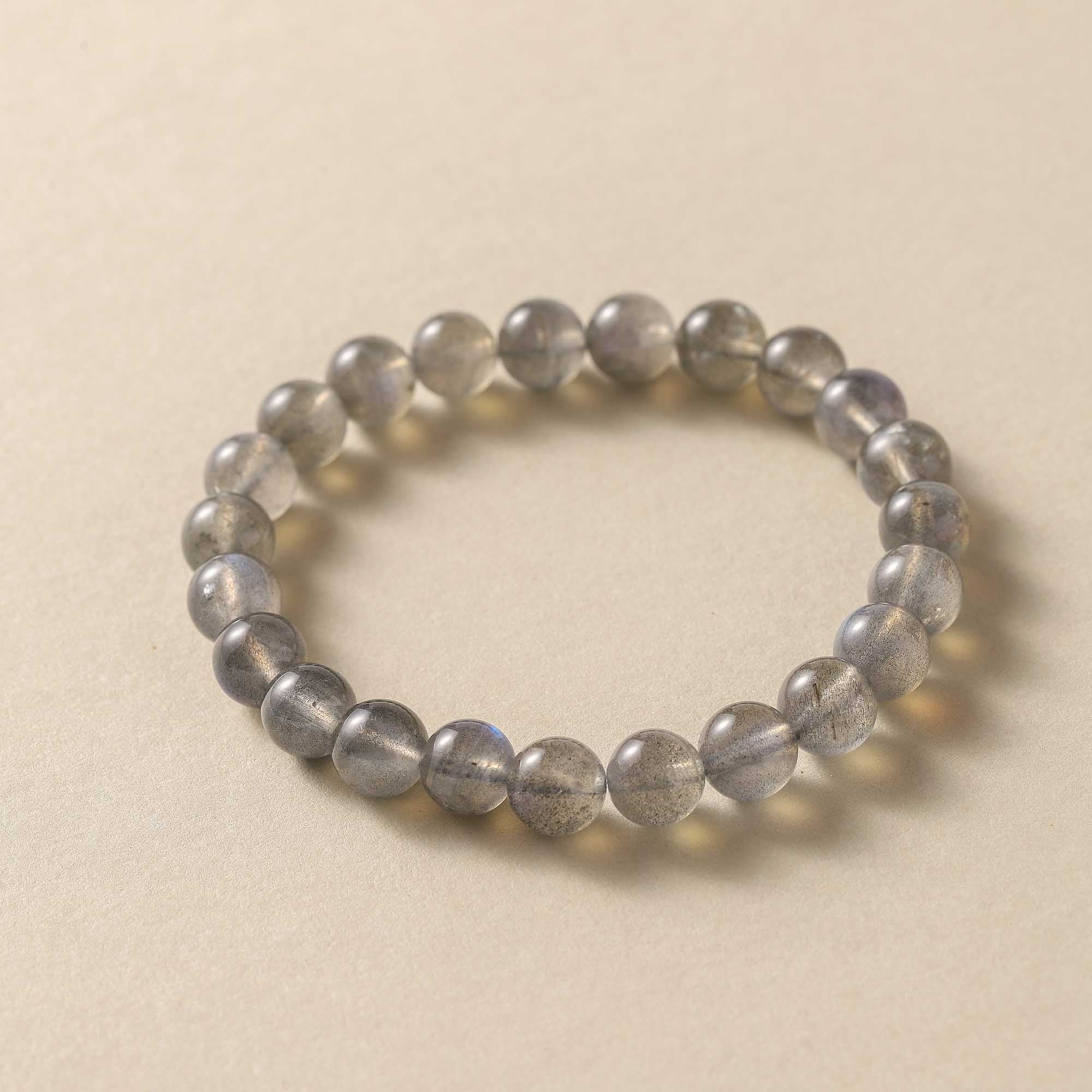 Twilight Shadow – Grey Moonstone Bracelet