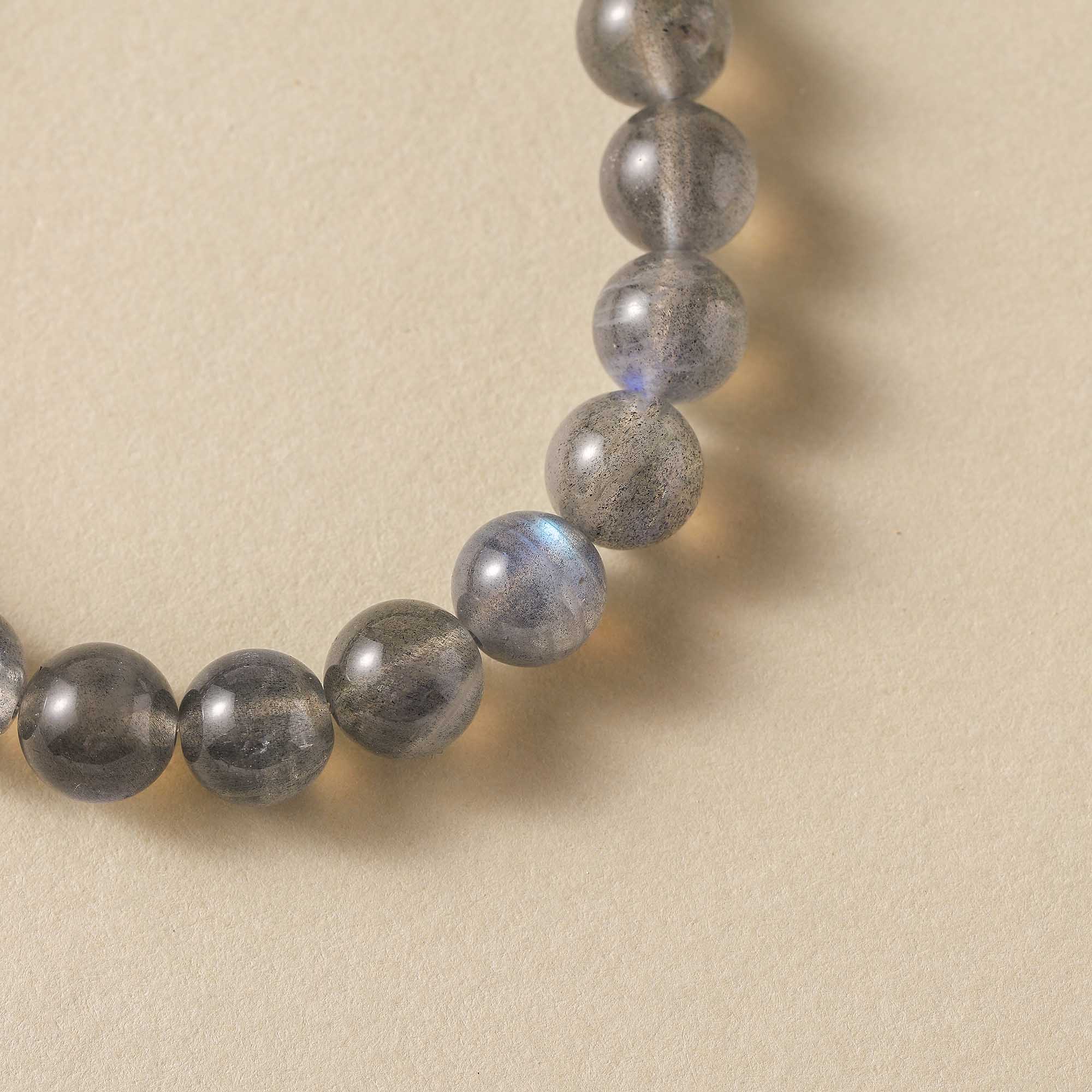 Twilight Shadow – Grey Moonstone Bracelet