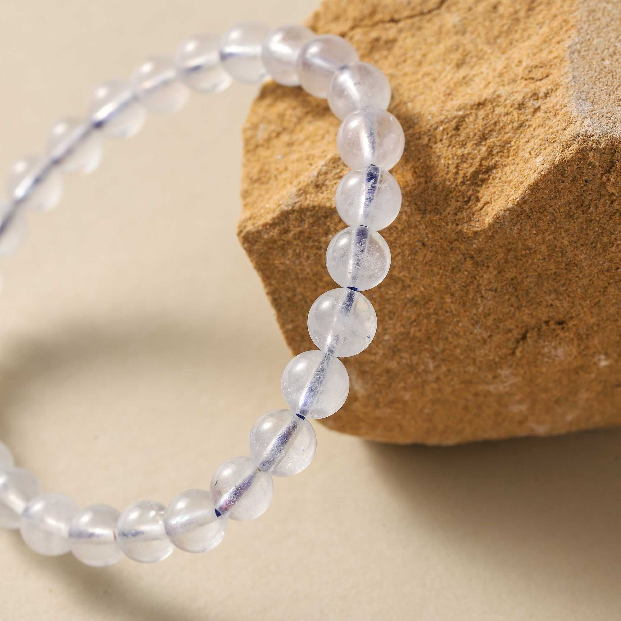 Silent Grace – Clear Quartz Bracelet